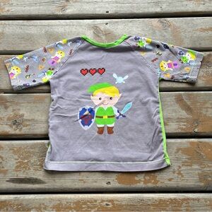 Handmade in Canada Snuggabumz Legend of Zelda Short Sleeve Top - Size 6